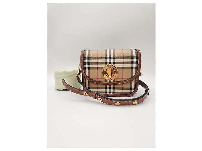 Burberry Borsa a tracolla Elizabeth Check Crossbody Bag Multicolore - vista 5