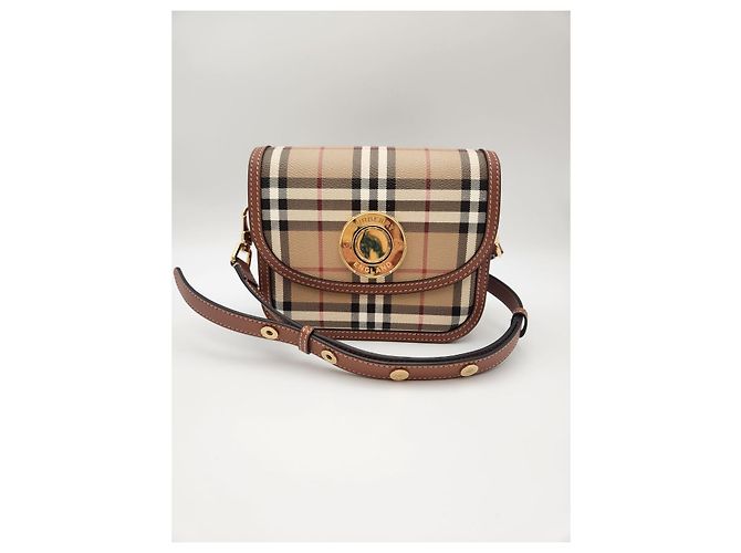 Burberry Borsa a tracolla Elizabeth Check Crossbody Bag Multicolore - vista 6