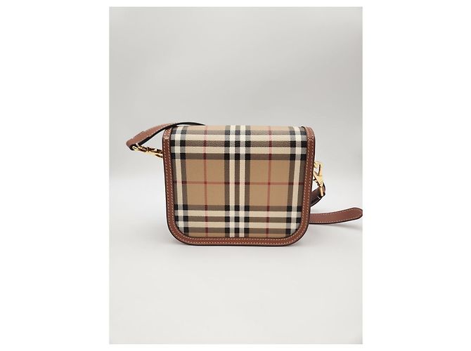 Burberry Borsa a tracolla Elizabeth Check Crossbody Bag Multicolore - vista 7