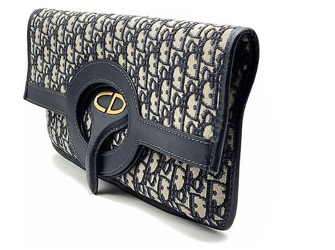 Dior Clutch Pieghevole Christian Oblique Multicolore - vista 3