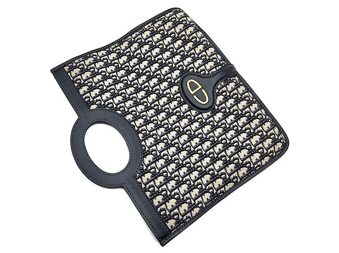 Dior Clutch Pieghevole Christian Oblique Multicolore - vista 5