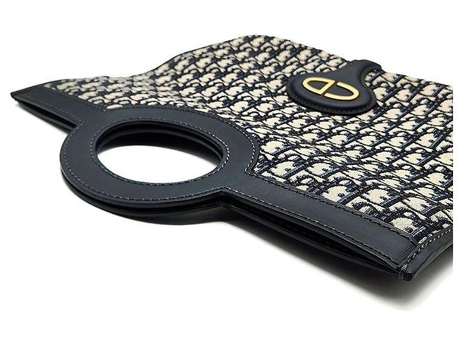 Dior Clutch Pieghevole Christian Oblique Multicolore - vista 7