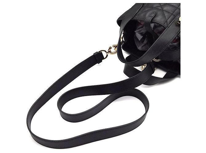 Christian Dior Trousseau Vertical Nano Schwarz - Ansicht 5