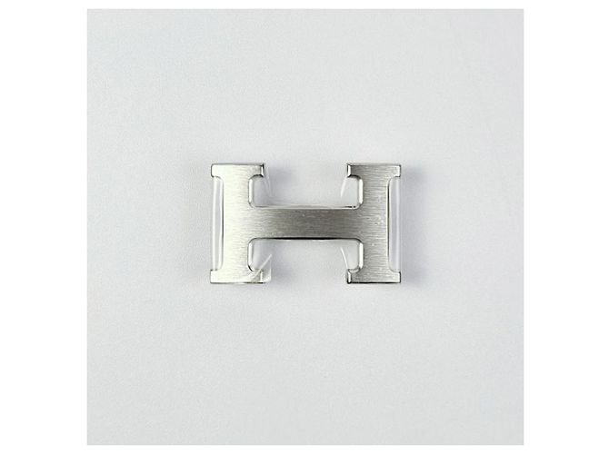 Hermès Reversible Leather Belt with Buckle Black Navy Silver Matte Blue - view 8