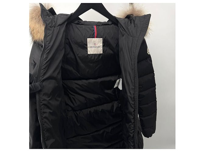 Moncler Chloe Damen Lang Daunenjacke Schwarz - Ansicht 5