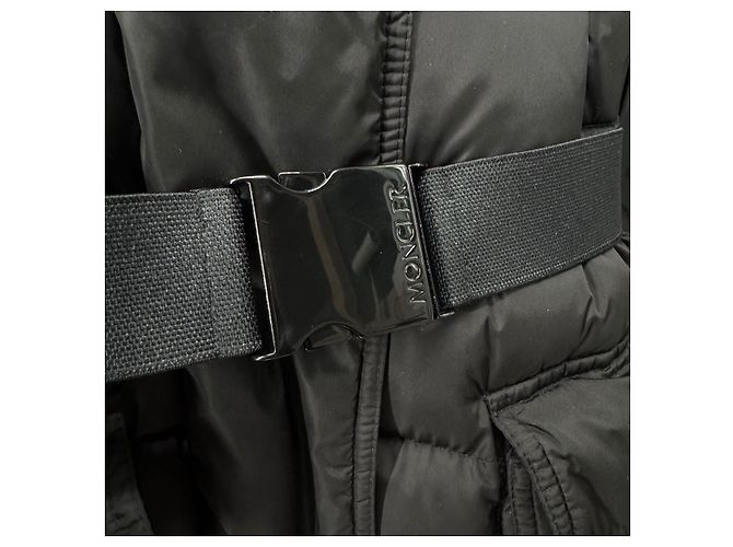 Moncler Chloe Damen Lang Daunenjacke Schwarz - Ansicht 8