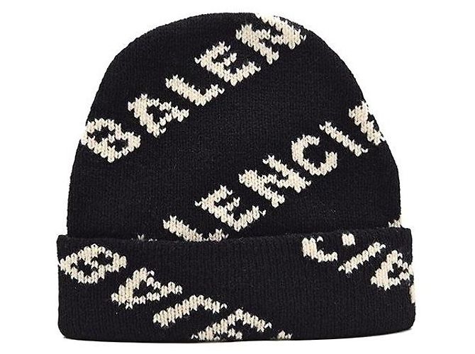 Balenciaga Logo Wollbeanie Mehrfarben - Ansicht 3