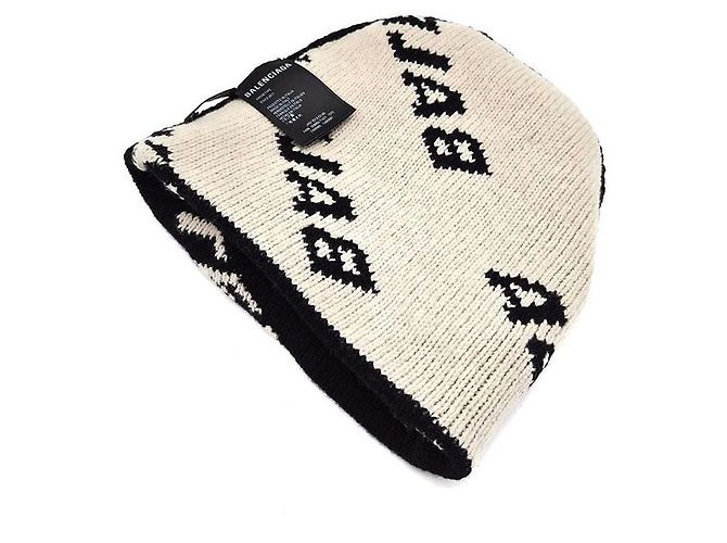Balenciaga Logo Wollbeanie Mehrfarben - Ansicht 6