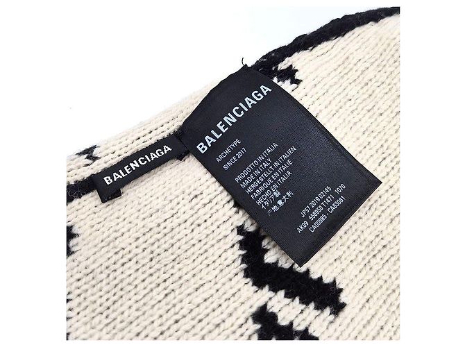 Balenciaga Logo Wollbeanie Mehrfarben - Ansicht 7