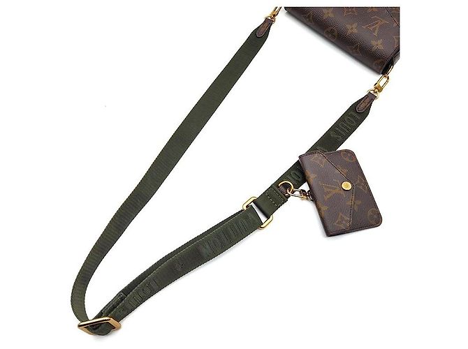 Louis Vuitton Tracolla Monogram Felicie Strap Go Nero - vista 5