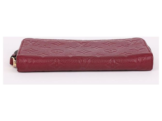 Louis Vuitton Portafoglio lungo con zip Amarante Burgundy Rosso - vista 7