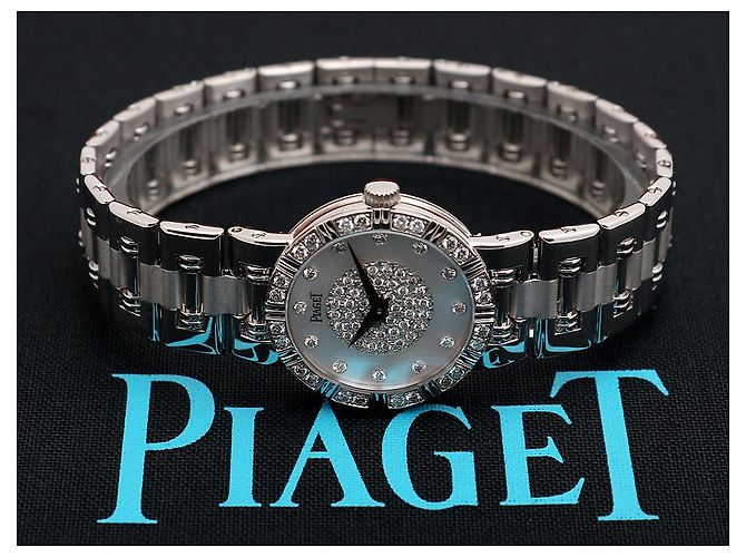 Piaget Dancer Damenuhr in Gold, klein, Perlmutt und Diamant Weiß - Ansicht 23