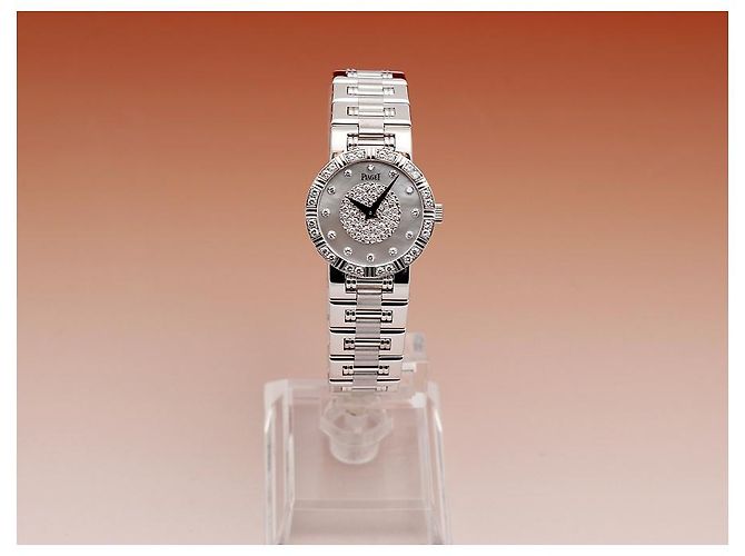 Piaget Dancer Damenuhr in Gold, klein, Perlmutt und Diamant Weiß - Ansicht 3