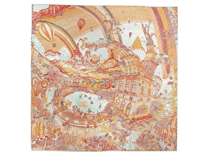 Hermès Carré Scarf Orange - Ansicht 4