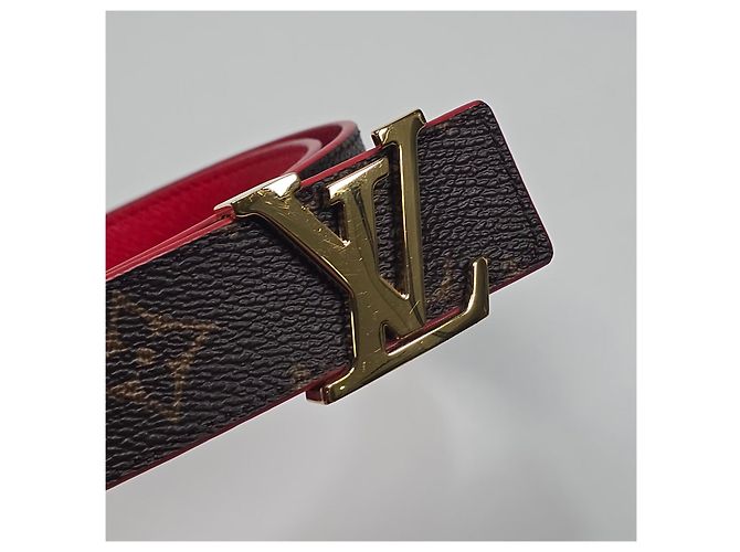 Louis Vuitton Cintura reversibile Monogram LV Initial Multicolore - vista 9