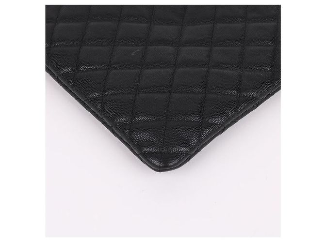 Chanel Clutch Large Caviar Nero - vista 10