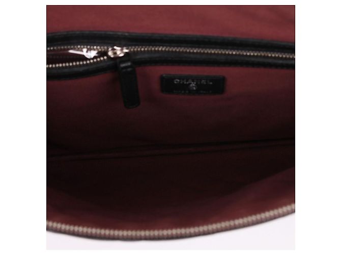 Chanel Clutch Large Caviar Nero - vista 11