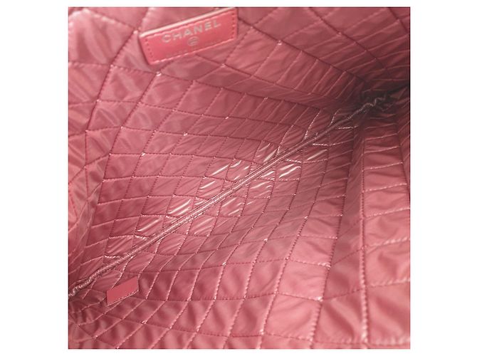 Chanel Limitierte Clutch aus Lammleder, groß Rot - Ansicht 8
