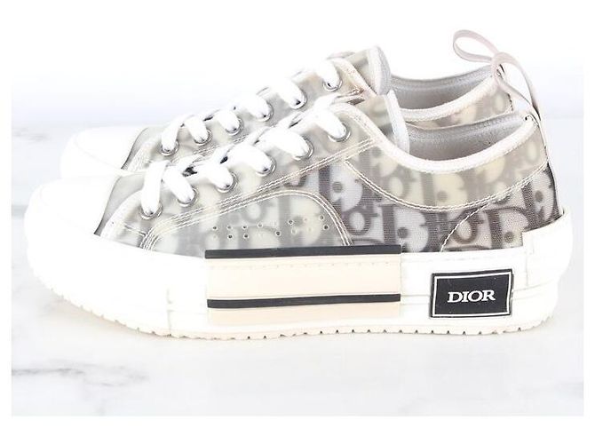 Dior Sneakers basse Oblique Argento - vista 4