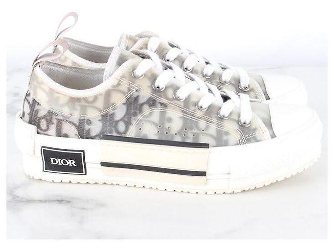 Dior Sneakers basse Oblique Argento - vista 5