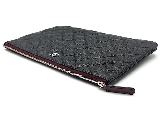 Chanel Clutch Caviar New Medium Nero - vista 5