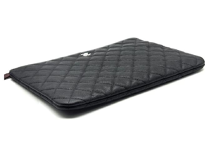 Chanel Clutch Caviar New Medium Nero - vista 6