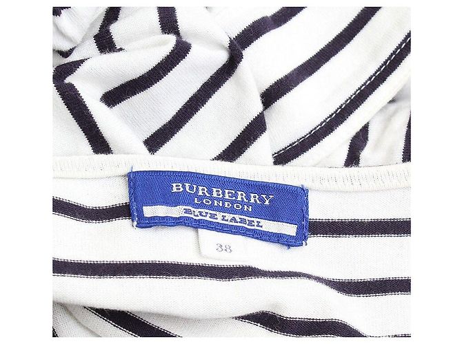 Burberry Abito a righe blu navy Blue Label - vista 3