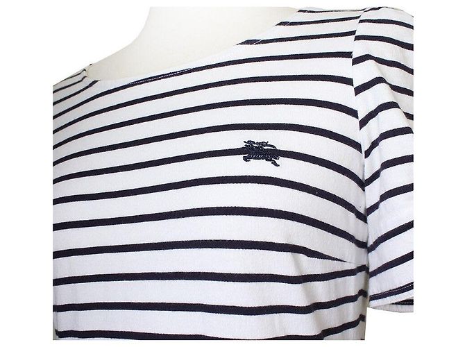 Burberry Abito a righe blu navy Blue Label - vista 4