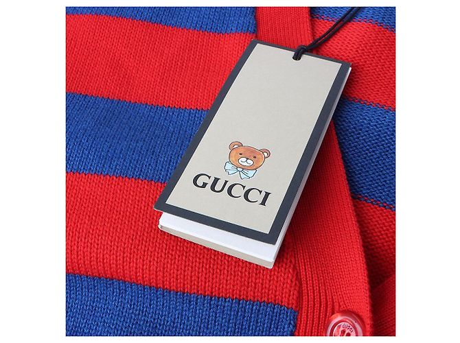 Gucci KAI Collaboration Knit Cardigan Red - view 4