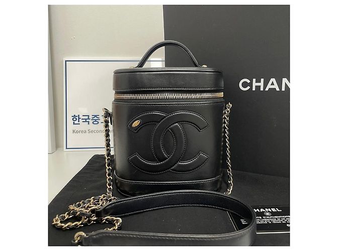 Gucci Chanel Cosmetic Vanity Bag Crossbody Black - view 2
