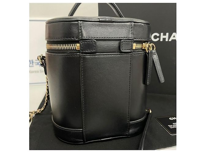 Gucci Chanel Cosmetic Vanity Bag Crossbody Black - view 5