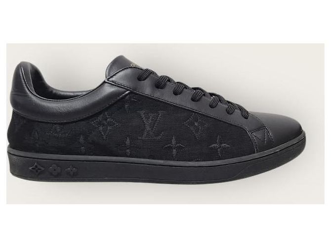 Louis Vuitton Sneakers Luxembourg trasparenti con monogramma nero - vista 2