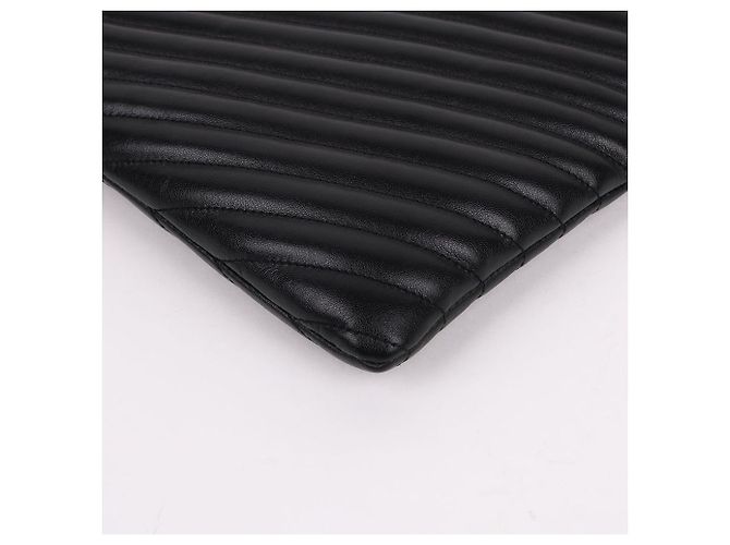 Saint Laurent Clutch Grande Trapuntata Nero - vista 10
