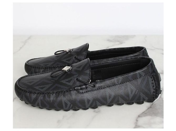 Dior Mocassino in pelle diamantata nera Nero - vista 4