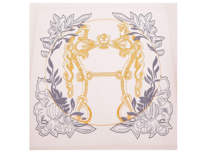 Hermès Moletom de gola redonda e mangas raglan com bordado Multicor - vista 12