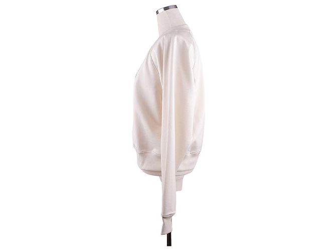 Hermès Moletom de gola redonda e mangas raglan com bordado Multicor - vista 15