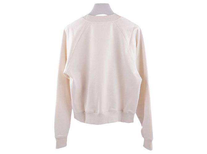 Hermès Moletom de gola redonda e mangas raglan com bordado Multicor - vista 4