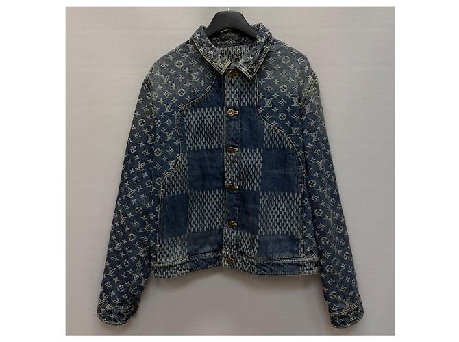 Louis Vuitton Monogramm Denim Trucker Jacket Schwarz - Ansicht 2