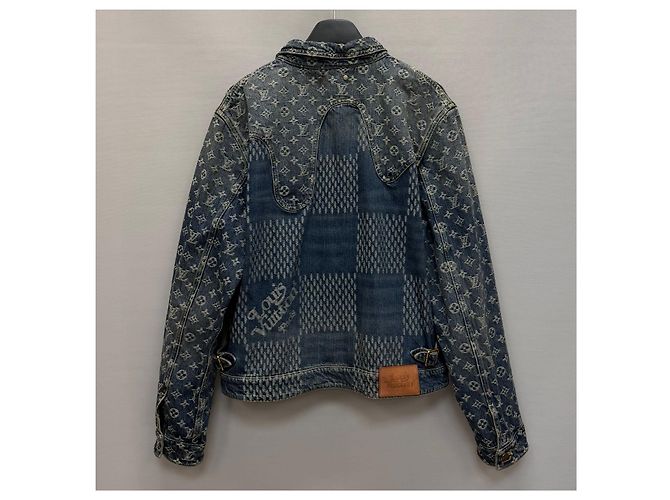 Louis Vuitton Monogramm Denim Trucker Jacket Schwarz - Ansicht 5