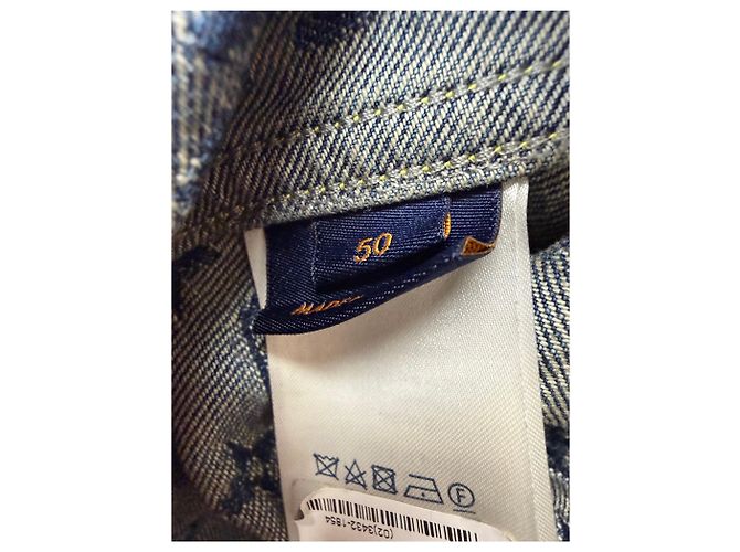 Louis Vuitton Monogramm Denim Trucker Jacket Schwarz - Ansicht 9