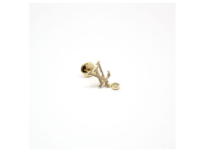 Louis Vuitton Orecchini a lobo Gold Diamond Ideal Blossom Giallo - vista 3