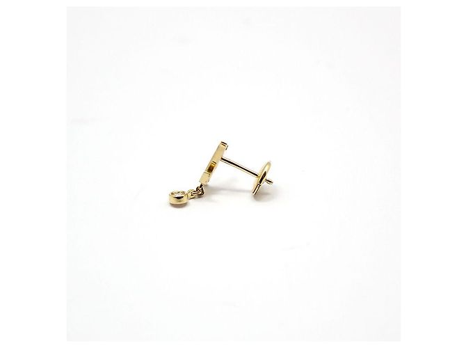 Louis Vuitton Orecchini a lobo Gold Diamond Ideal Blossom Giallo - vista 5