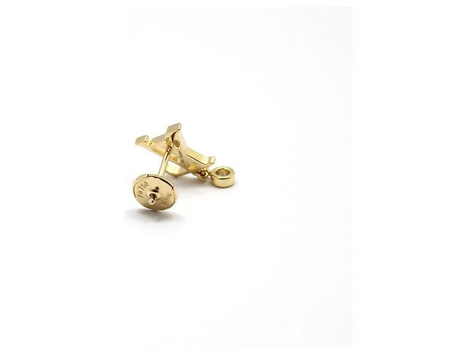 Louis Vuitton Orecchini a lobo Gold Diamond Ideal Blossom Giallo - vista 6