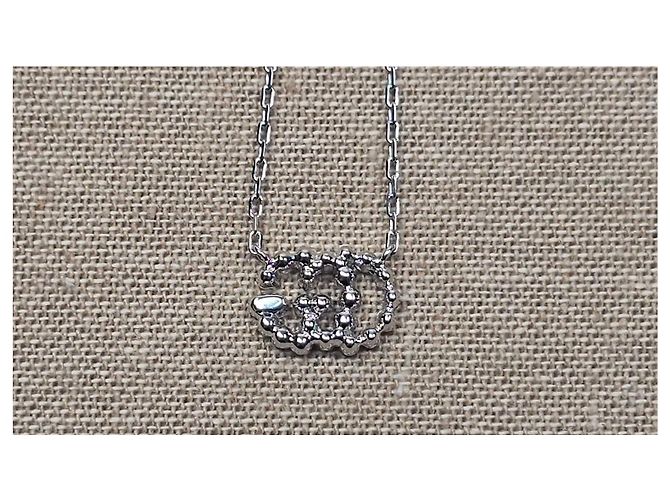 Gucci Verschlungene Diamant-Halskette Weißgold - Ansicht 5