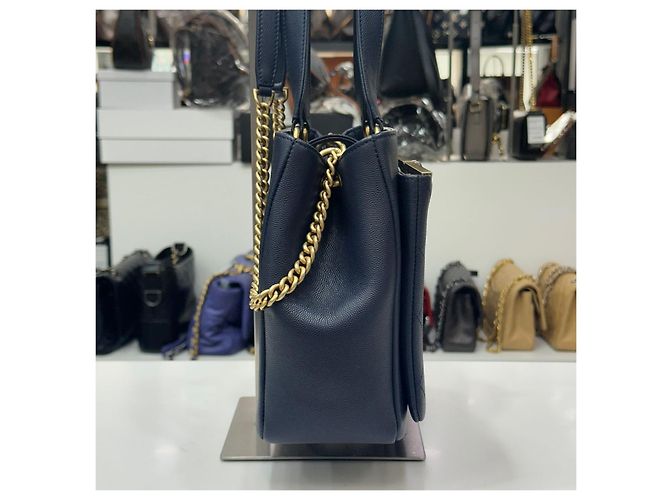 Chanel Matelassé Chain Tote Bag Serie Schwarz - Ansicht 7