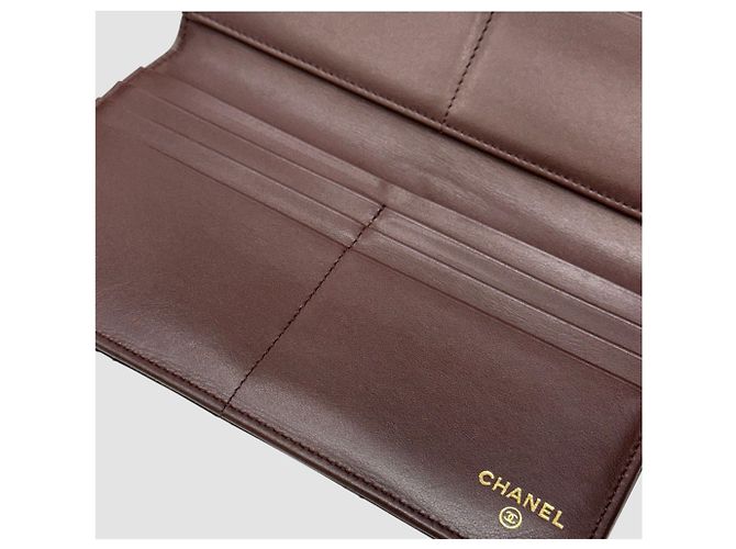 Chanel Portafoglio Lungo Classico in Caviar Nero con Chip Interno - vista 7