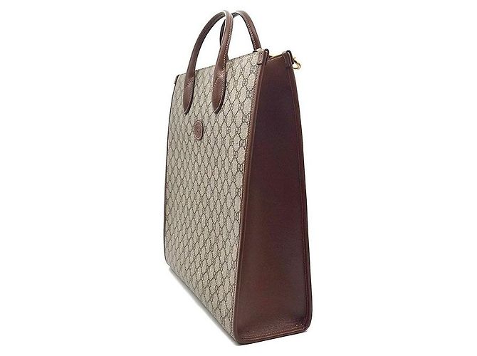 Gucci Tote e Borsa a Spalla Interlocking Medium Marrone - vista 2