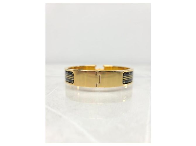 Hermès Click Armband Black Gold Graffiti Schwarz - Ansicht 5