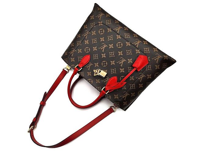 Louis Vuitton Tote e borsa a tracolla Monogram Flower Nero - vista 4