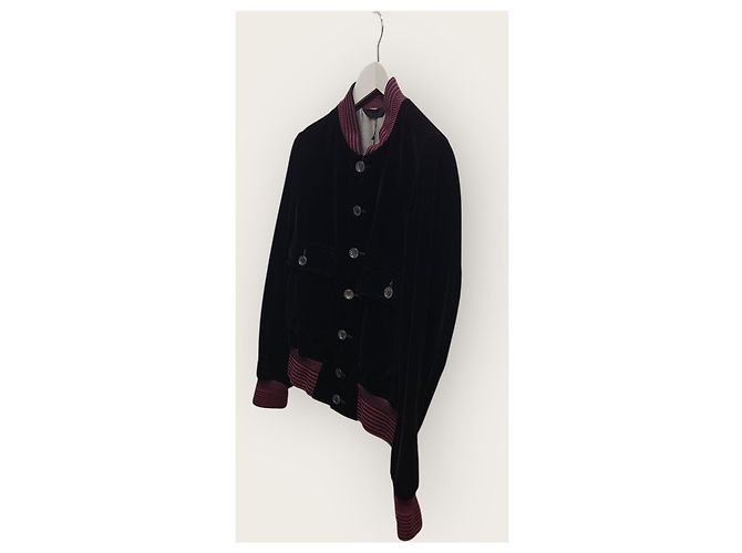 Alexander Mcqueen Giacca casual in velluto nero - vista 2